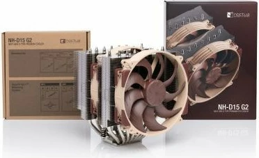 Zračno hlajenje procesorja Noctua NH-D15 G2, 2 ventilatorja 140 mm, PWM, aluminij/baker