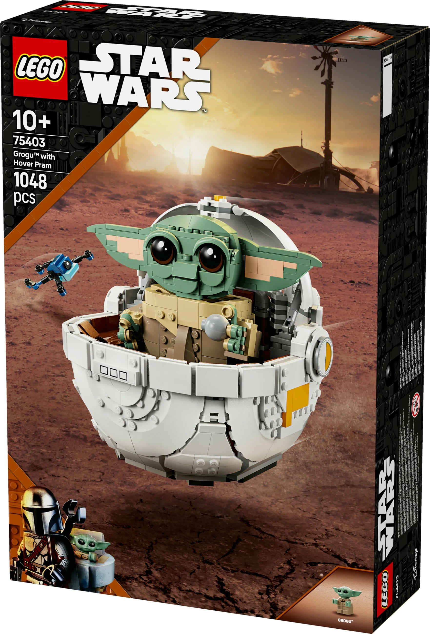 Komplet za sestavljanje Grogu LEGO Star Wars, večbarven