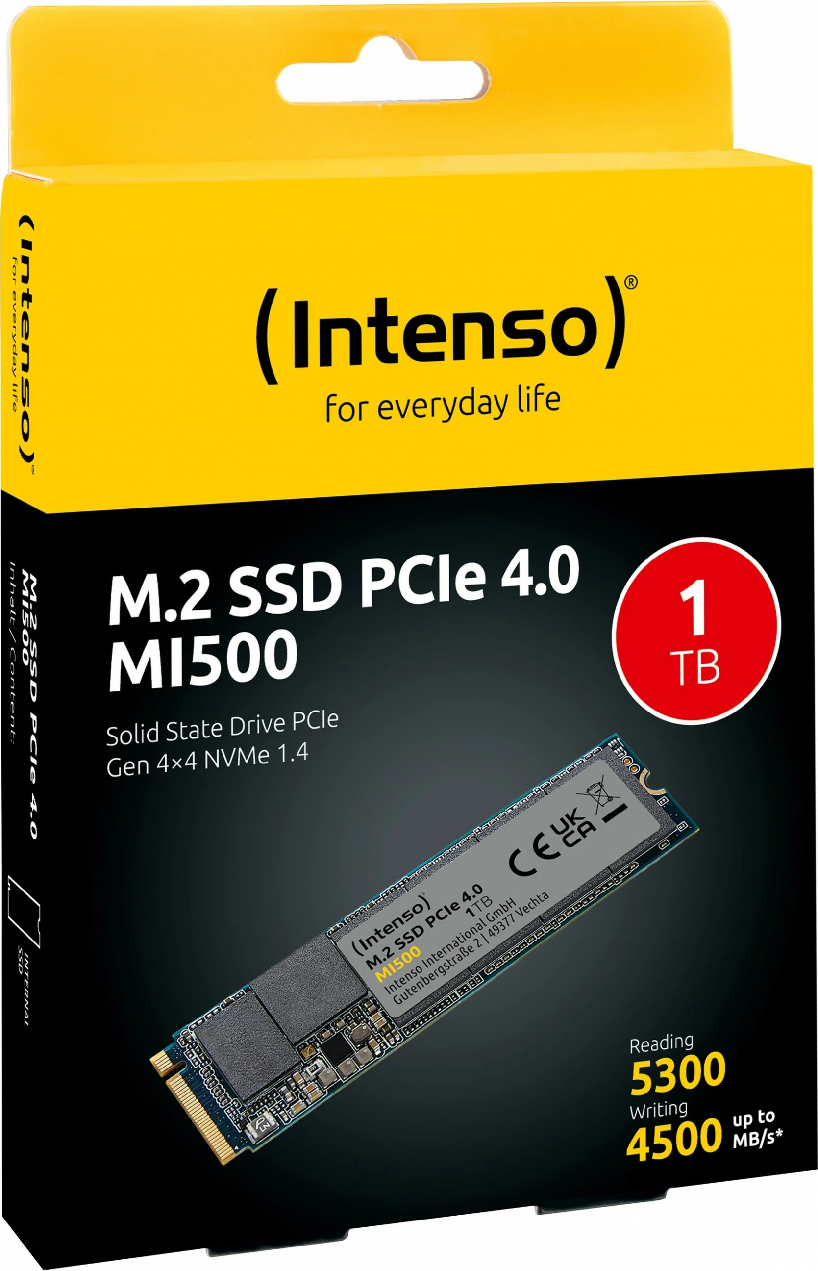 SSD M.2 1 TB Intenso MI500, 5300 MB/s
