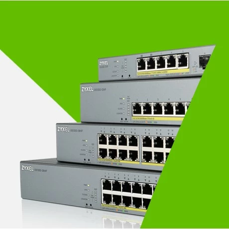 Managed switch Zyxel GS1350-6HP-EU0101F, L2, Gigabit Ethernet, PoE, za montažo na steno
