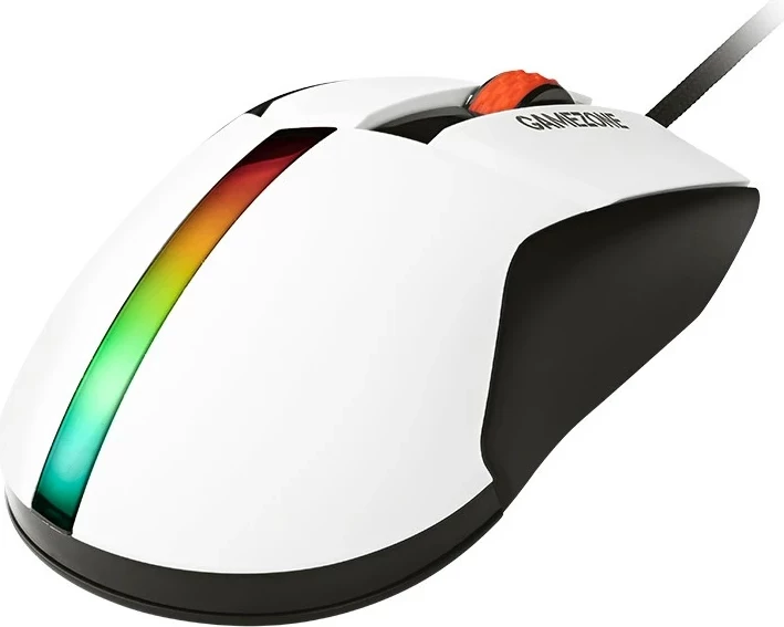 Igralni miš Tracer GameZone COOL, RGB, 12.000 dpi, bela
