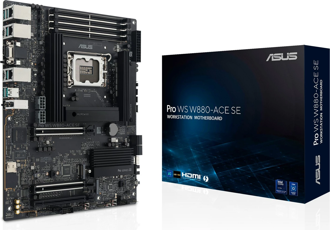 Matična plošča ASUS PRO WS W880-ACE SE, ATX, Socket LGA 1851, siva