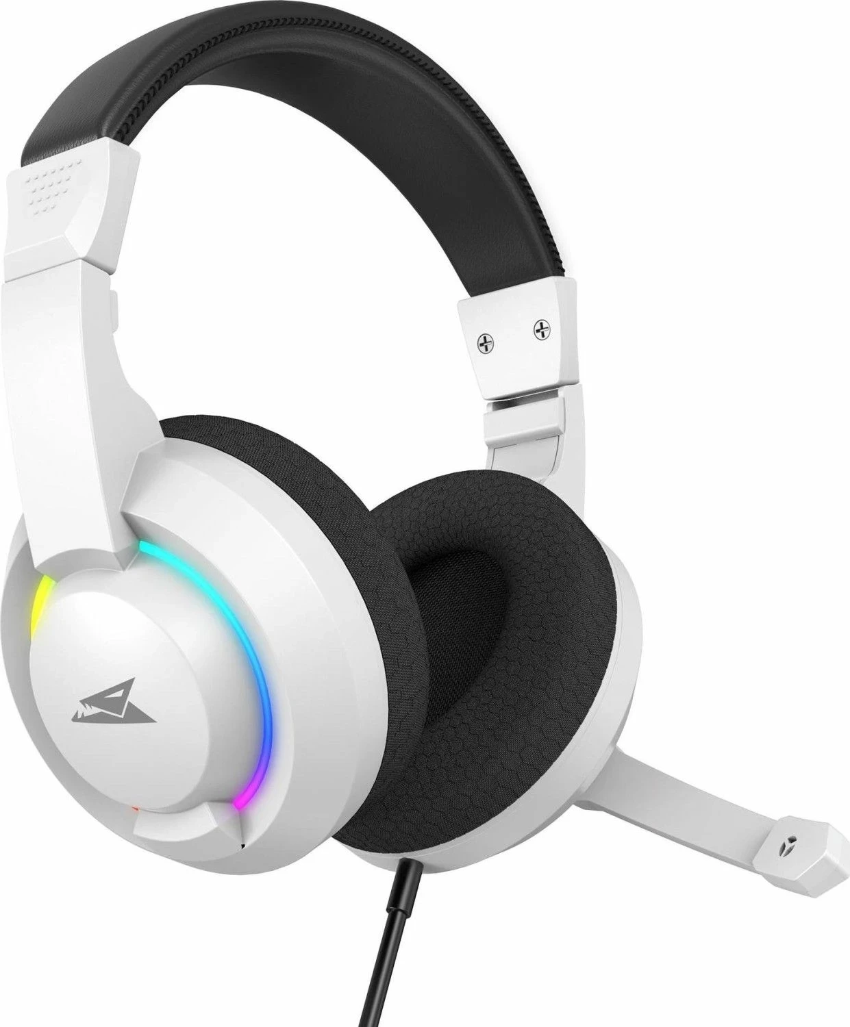 Gaming slušalke z mikrofonom, z žico, bele Baracuda BGH-021 Hydra
