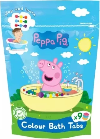 Barvne kopalne tablete Peppa Pig, 144 g