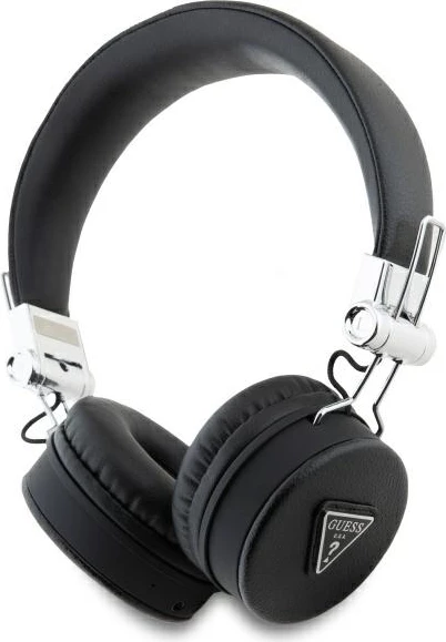 Bluetooth on-ear slušalke, klasično okrogle, črne Guess GUBH70PGTSPSK