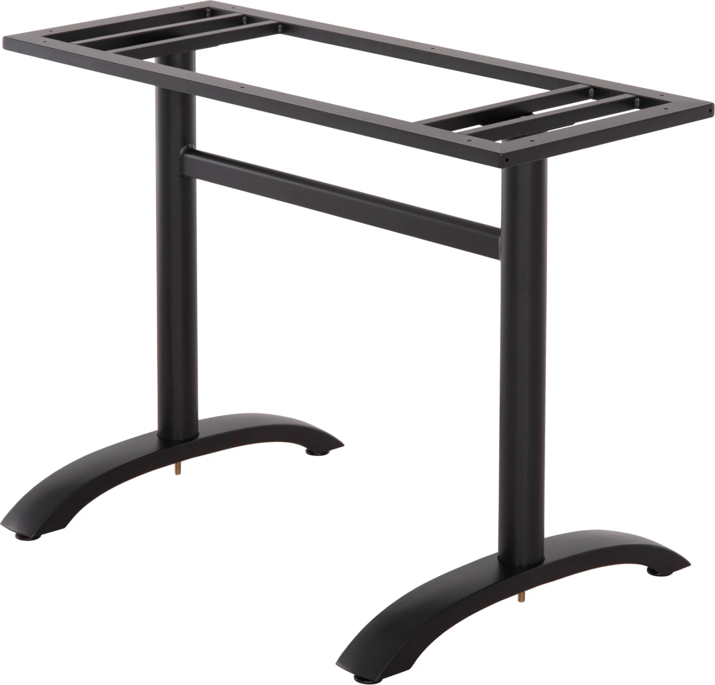 Podnožje mize, kovinsko, mat črno FH461.11, 100x40x73 cm