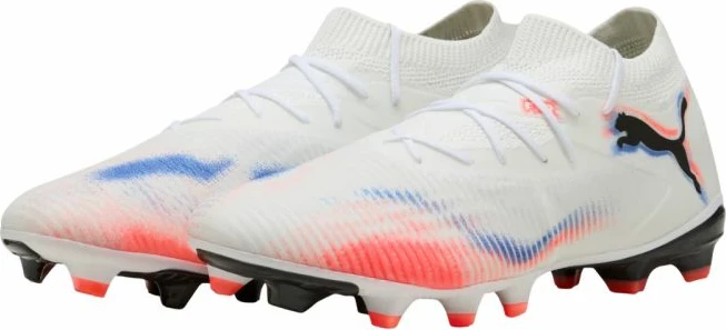 Nogometni čevlji Puma Future 8 Match FG/AG M 108593 01, moški, beli-oranžni