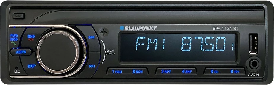Avtoradio z Bluetooth, FM, AUX, USB, črn Blaupunkt BPA1121BT