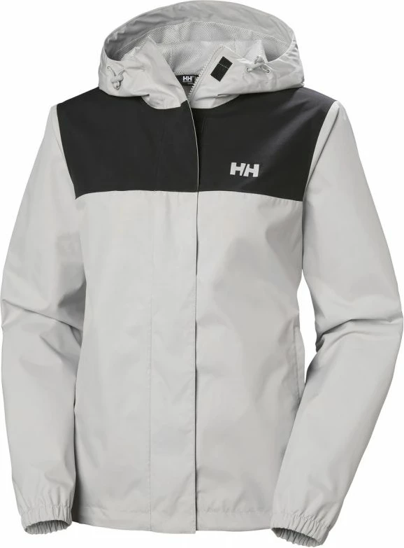 Dežni jakna Vancouver Helly Hansen za ženske, bela