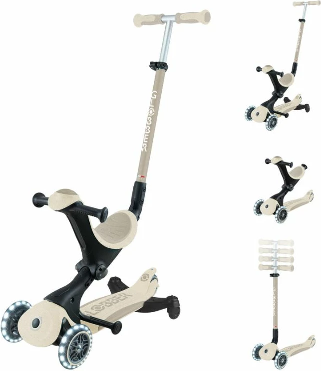 Multifunkcijski skiro z sedežem Globber, zelen