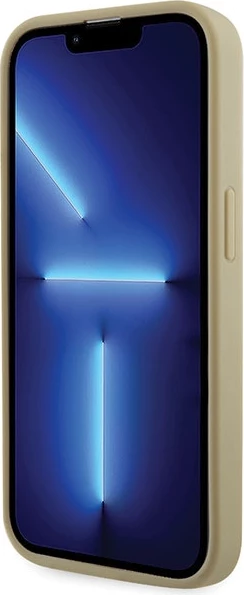 Zaščitni ovitek z okraski Guess GUHCP14LHDGTPD za iPhone 14 Pro 6,1", Rhinestone Triangle, zlato