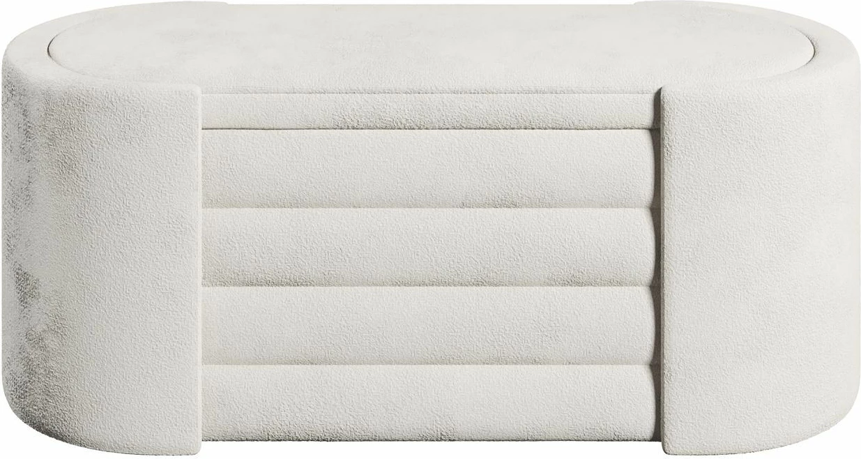 Klupa Atelier del Sofa Rosa Boxed, kremna