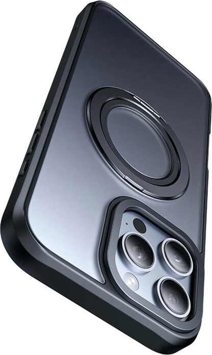 Ovitek za telefon za iPhone 16 Pro Max z MagSafe in držalom, Mcdodo PC-4933, črn