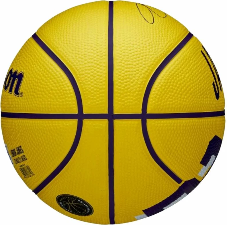 Košarkarska žoga Wilson LeBron James, rumena