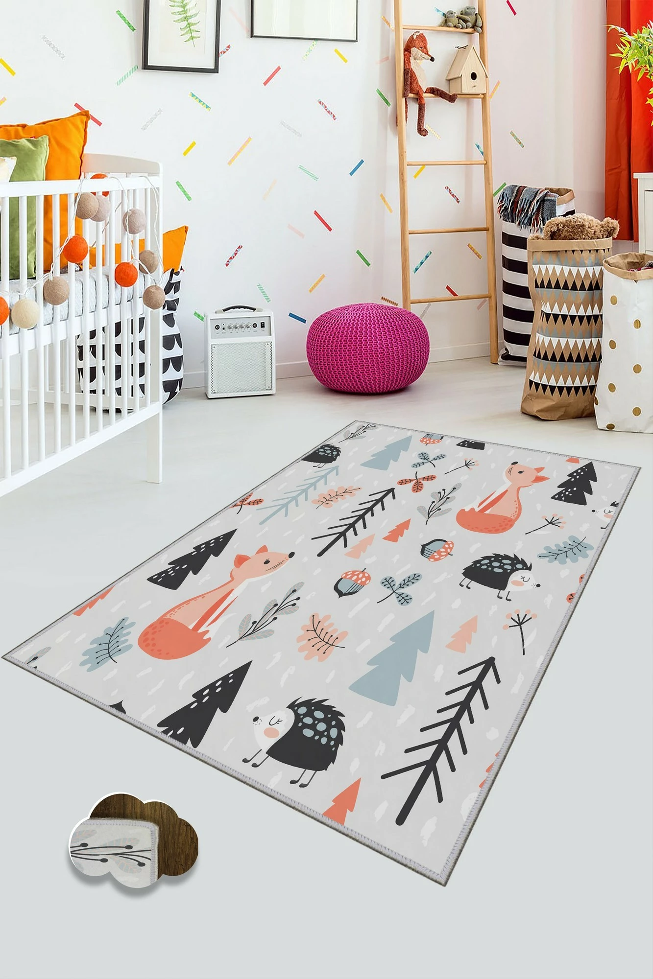 Preproga za hodnik, večbarvna, Conceptum Hypnose HMNT139, 100 x 200 cm