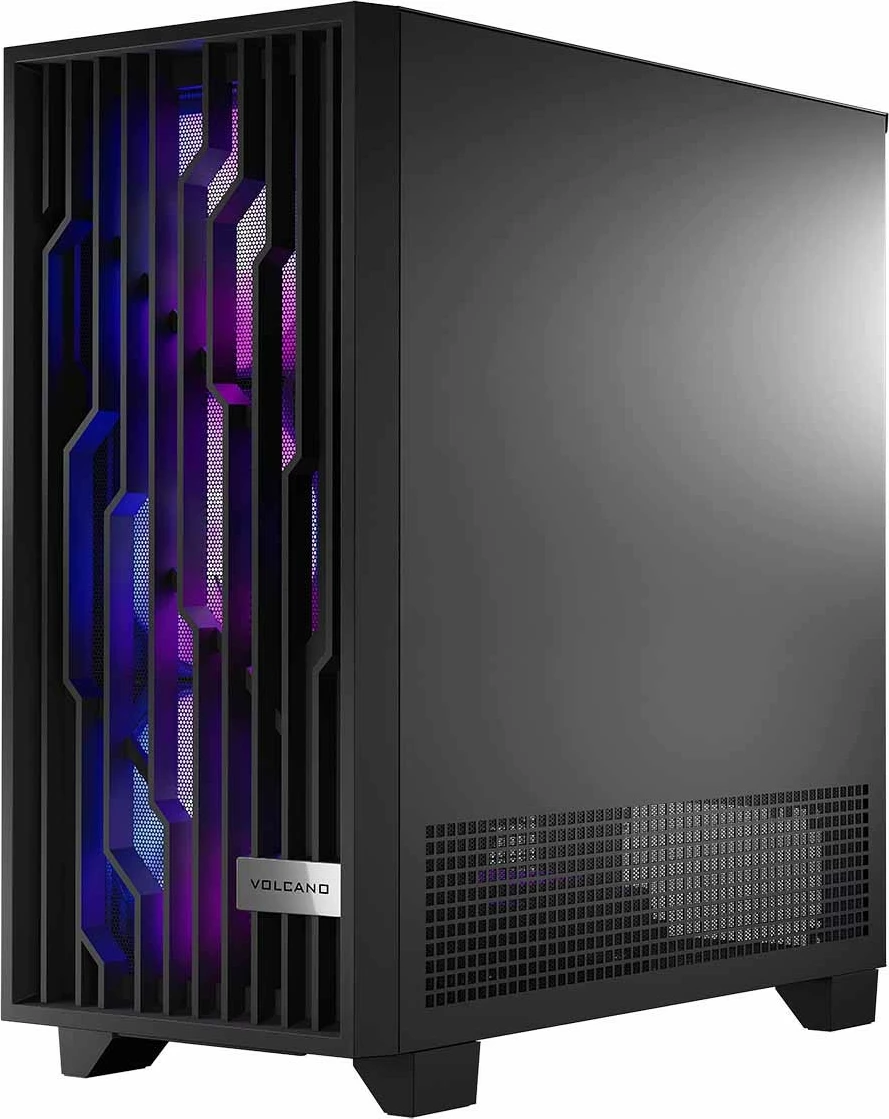 Računalniško ohišje MODECOM Volcano Perun Apex ARGB Midi, črno