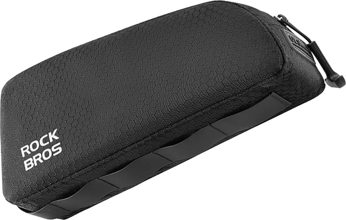 Kompaktna aerodinamična torbica za okvir Rockbros 3012011701, 0,9 L, najlon, črna