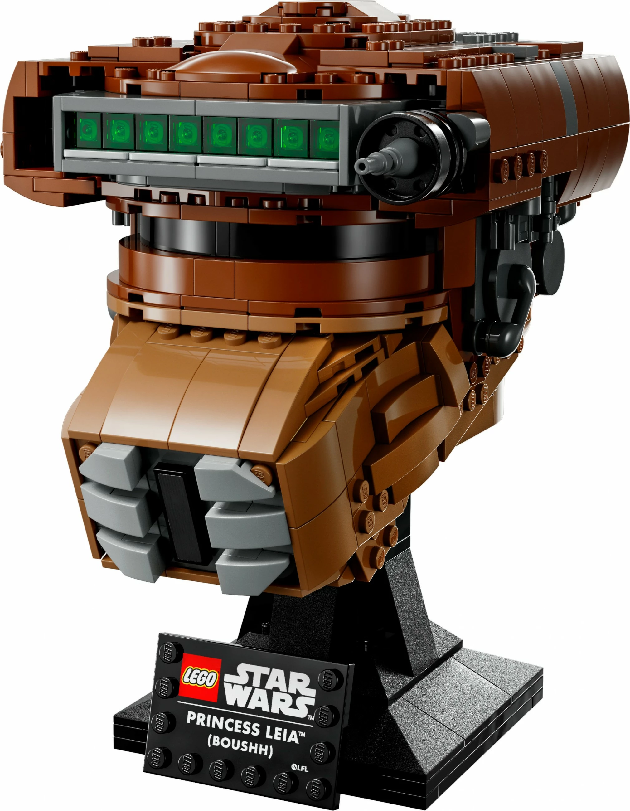 Ikonična čelada Princeske Leie (Boushh), LEGO Star Wars 75351, 670 delov, večbarvno