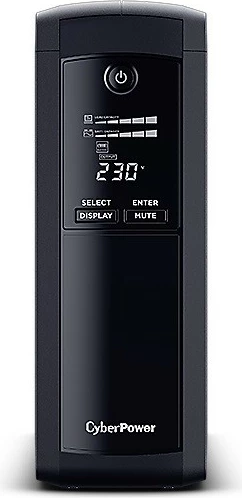 UPS CyberPower VP1200EILCD, 1200VA/720W, LCD, 8x IEC-C13, črn