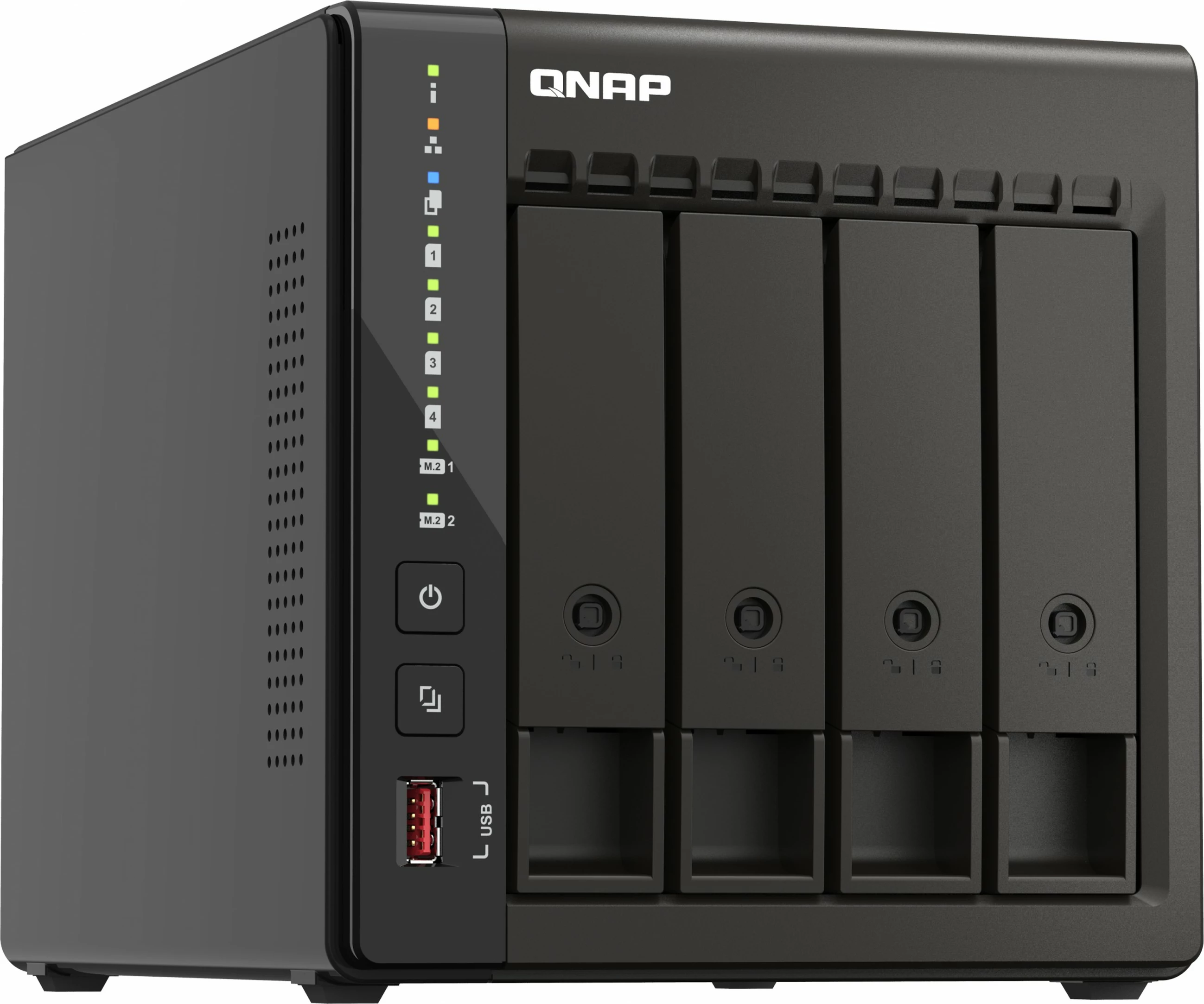 Naprava NAS Intel® Celeron® J6412, 8GB RAM, črna - QNAP TS-453E