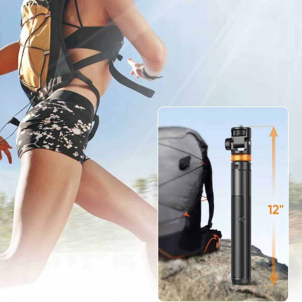 Selfie palica s trinožcem Tech-Protect L03S, Bluetooth, 148 cm, za pametni telefon, črna