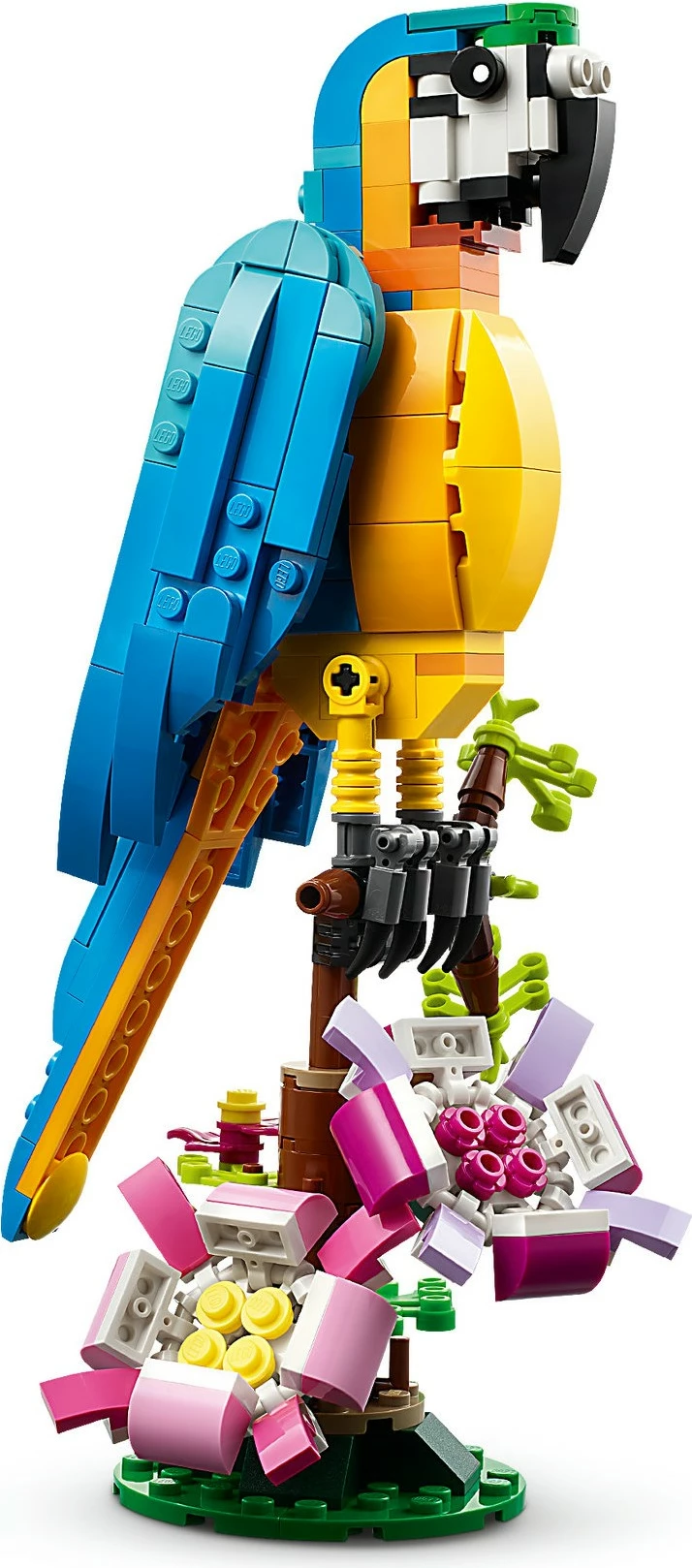 Set gradnje 3-v-1 ekzotični papagaj, LEGO Creator, 253 delov, večbarven