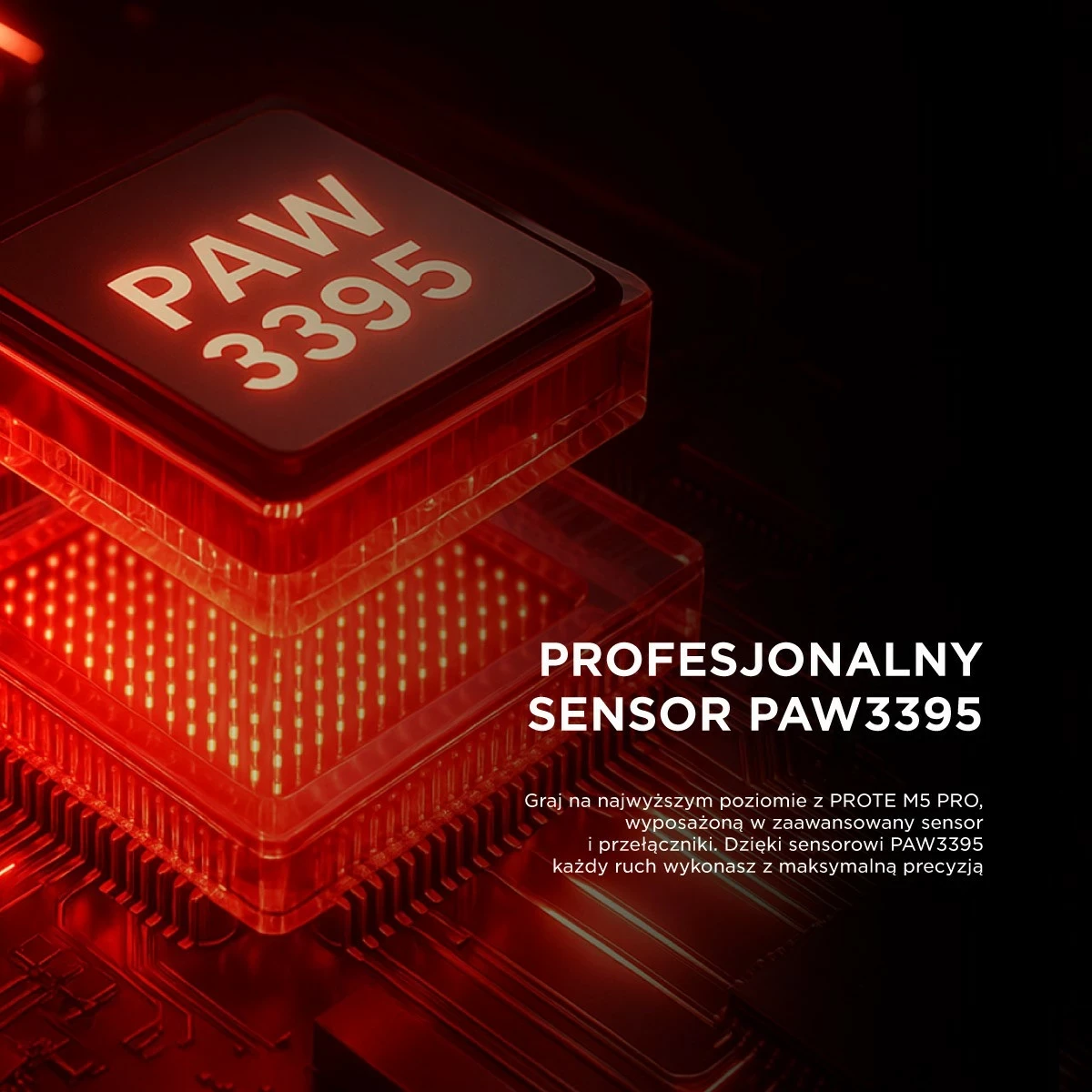 Gaming miška Rampage Prote M5 Pro 26000 DPI RGB LED, bela