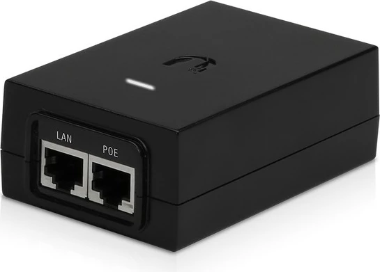 PoE adapter Ubiquiti POE-24-24W, 24 V, 100 - 240 V, 50/60 Hz, 0.4 - 0.6 A, 1 A, črn