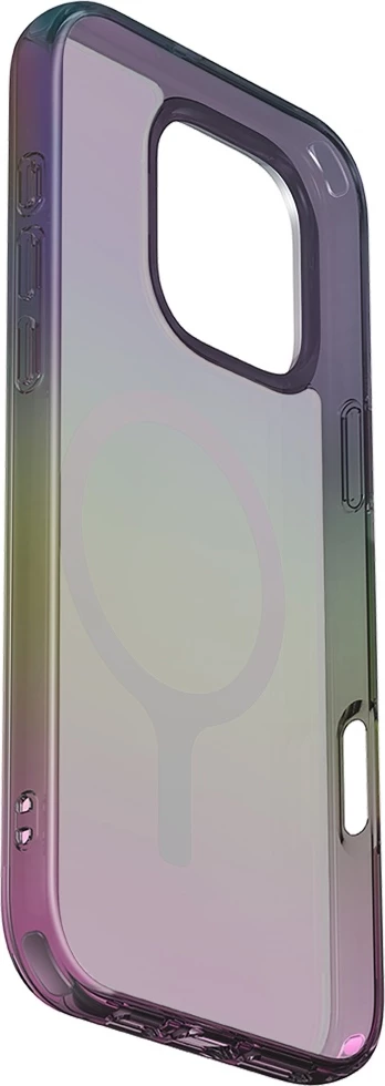 Ovitek za iPhone 16 Pro Max UNIQ Iridescia Magclick Charging, črn