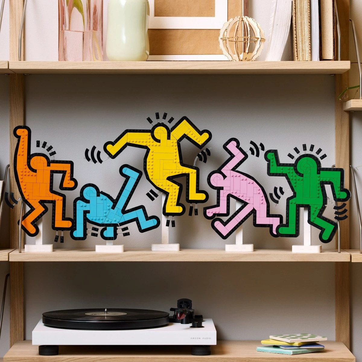 Umetni set LEGO Art Keith Haring Dancing Figures, 31216, 1.773 kosov, večbarven