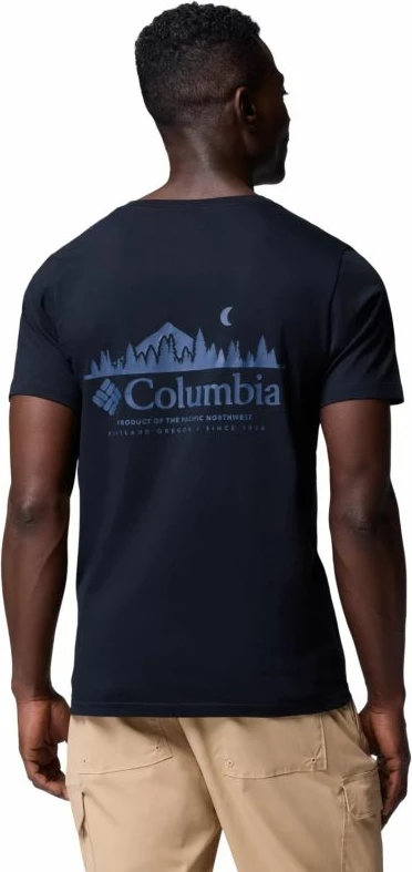 Majica za moške Columbia Rapid Ridge Back Graphic Tee II, črna