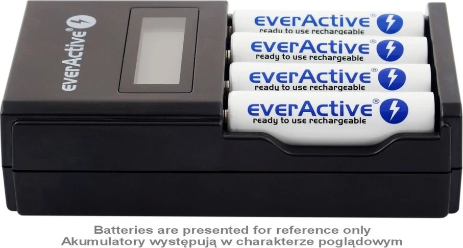 Polnilec baterij everActive NC-450, črn