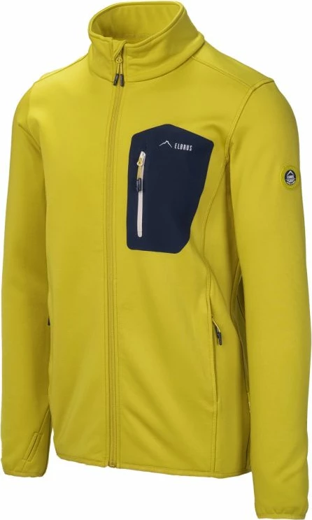 Duks z mikrofleeceom Elbrus Nomi, moški, rumen