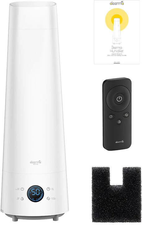 Ultrazvočni vlažilec z daljinskim upravljalnikom, 4 L, Deerma LD220, bel