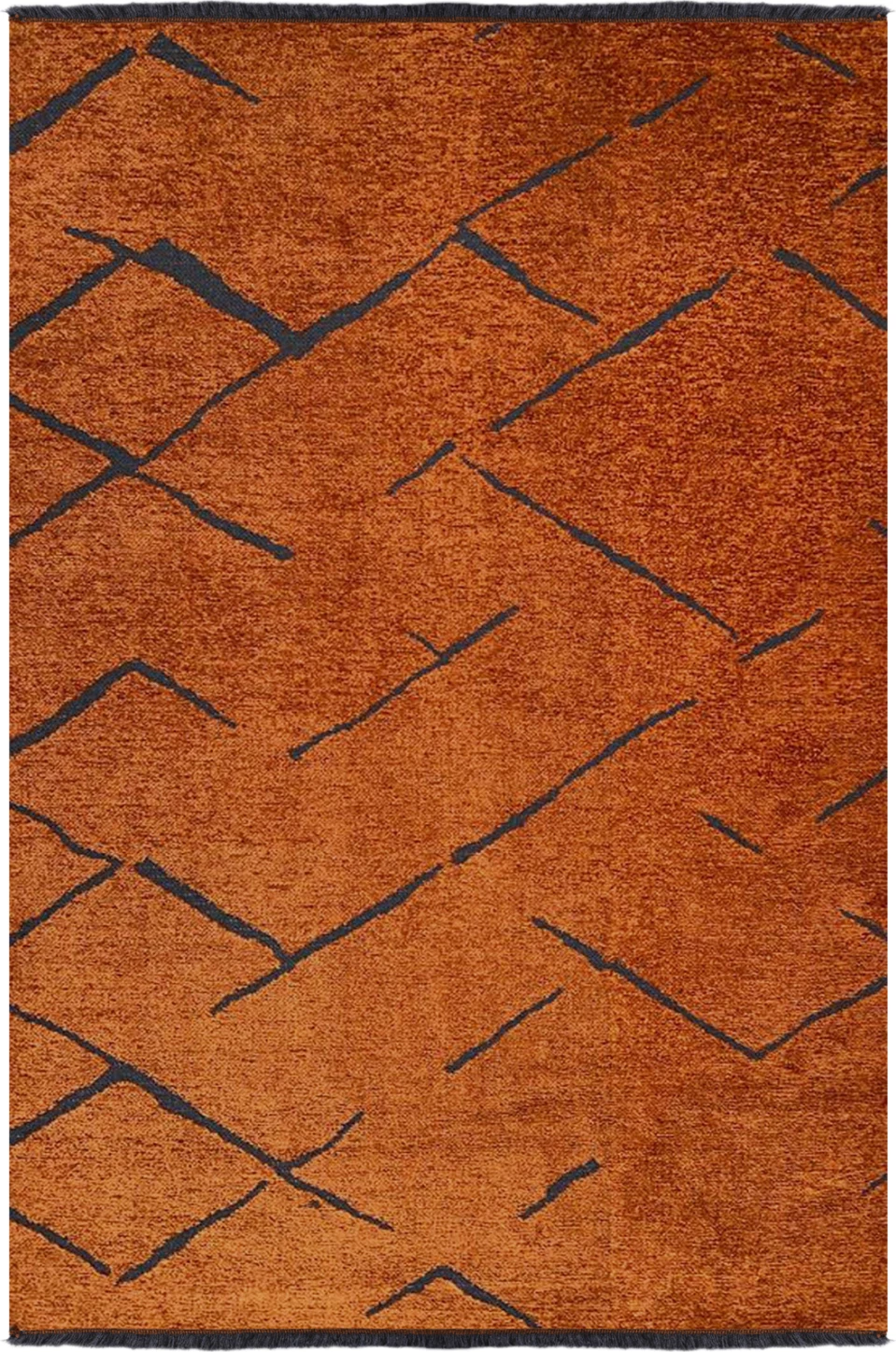 Bronasto-črna preproga s samorobovi FH7674.04 160Χ230cm