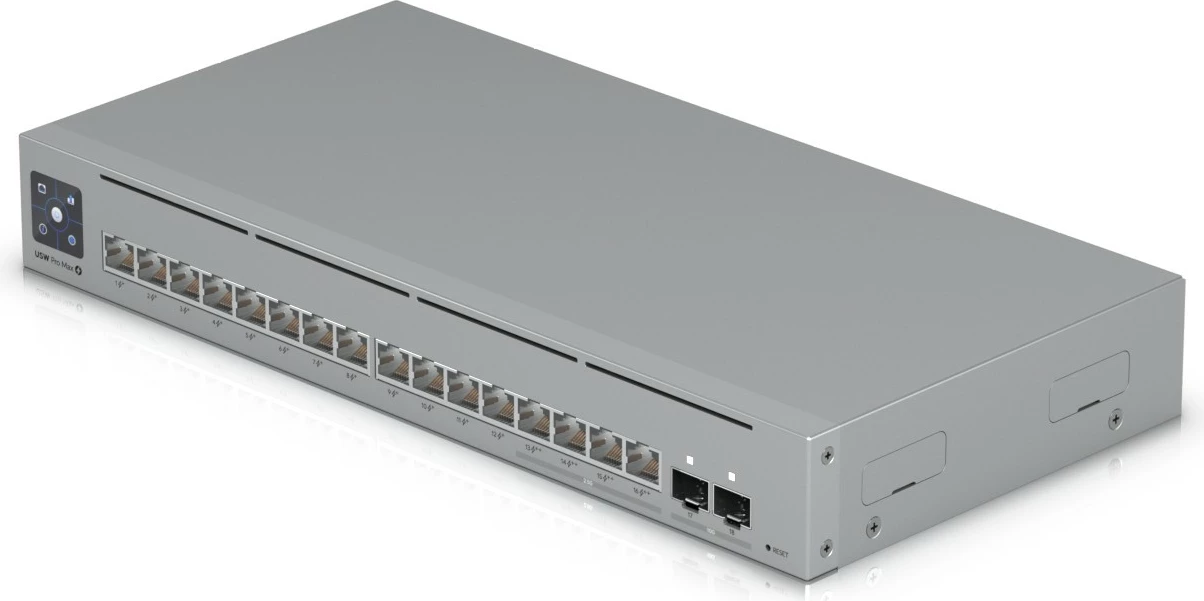 Upravljan preklopnik Ubiquiti Pro Max 16 PoE, L3, Gigabit Ethernet, za vgradnjo v rack