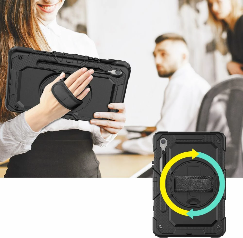 Ovitek za Samsung Galaxy Tab S9 FE 10.9" Tech-Protect Solid360 X510/X516B, črn