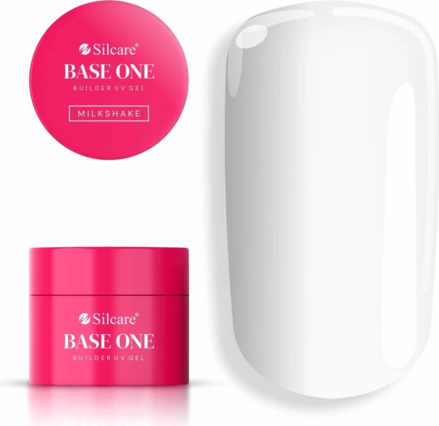 Gradbeni gel za nohte Milkshake, Silcare Base One, za ženske, 15 g