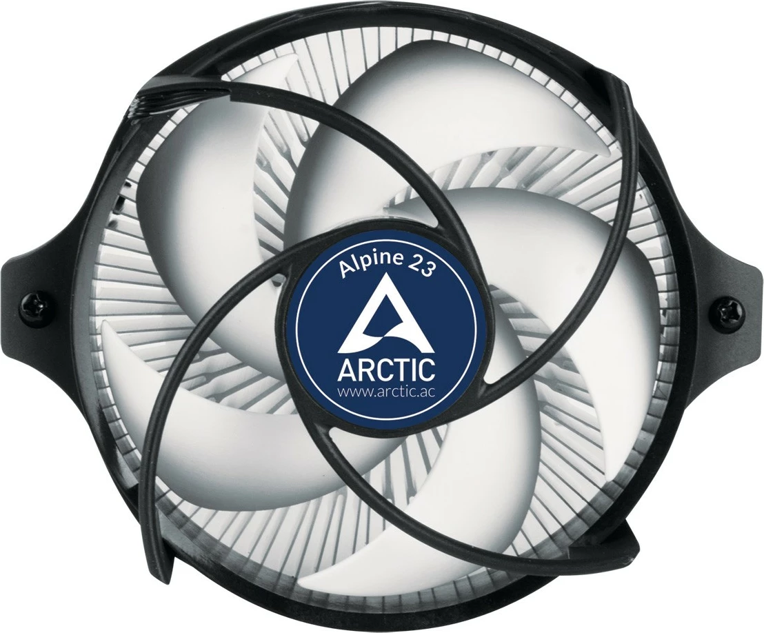 Zračni hladilnik za CPU ARCTIC Alpine 23, 9 cm, 100-2000 RPM, aluminij, črn