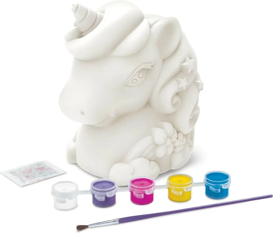 Kasica za barvanje v obliki samoroga, 4m, kreativni komplet, večbarvna