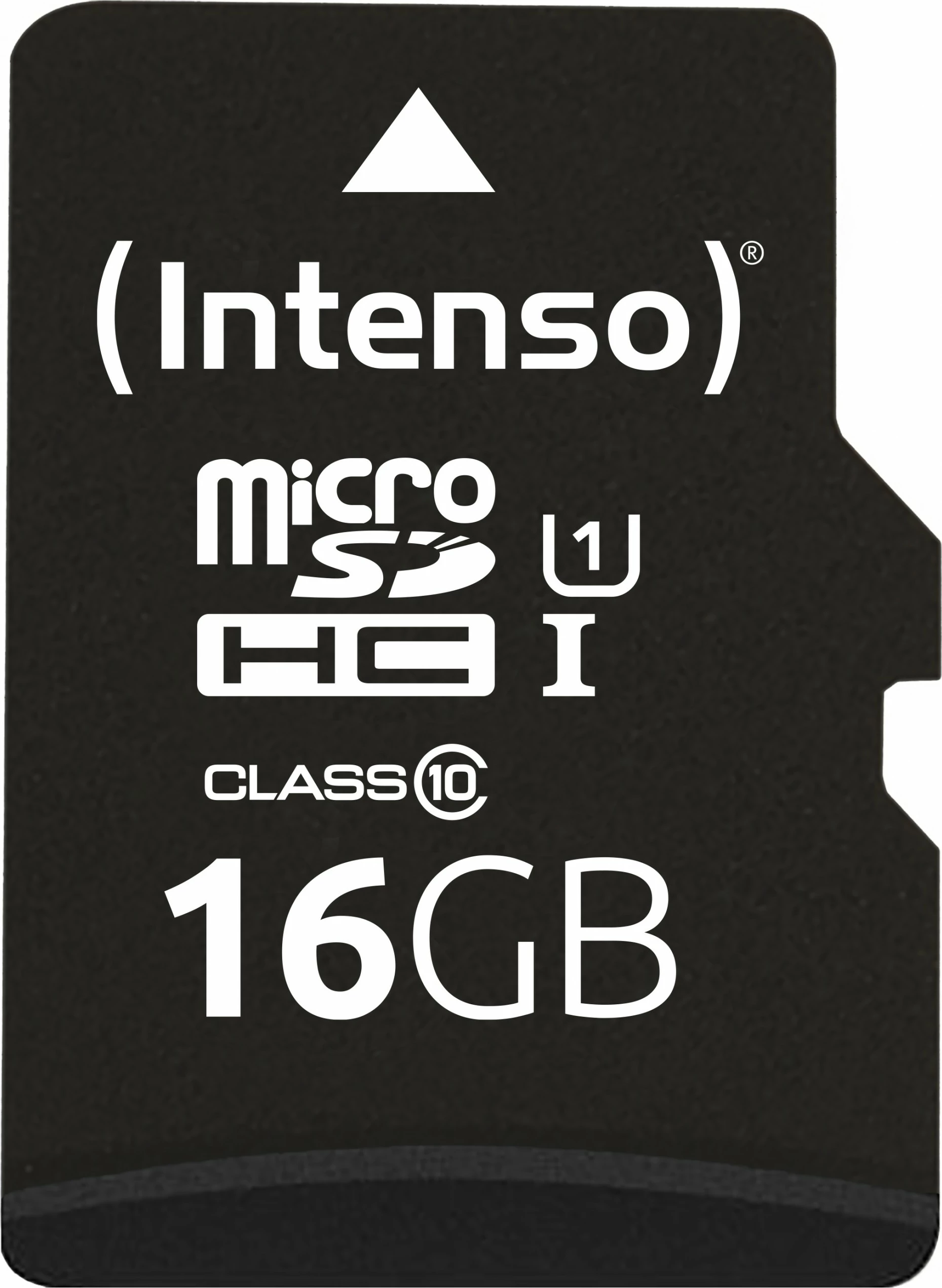 MicroSD kartica 16 GB Class 10 UHS-I, Intenso, črna
