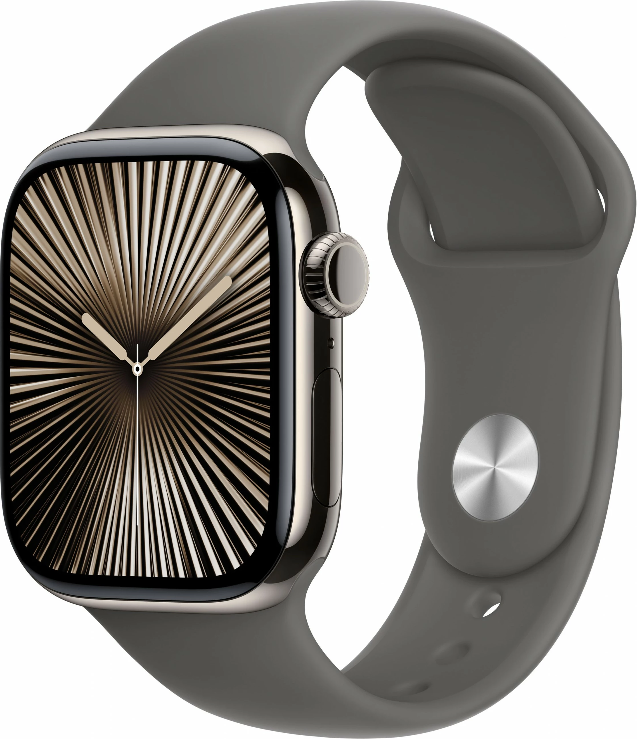 Pametna ura iz titana, Apple Watch Series 10 GPS + Cellular 42 mm, 64 GB, siva