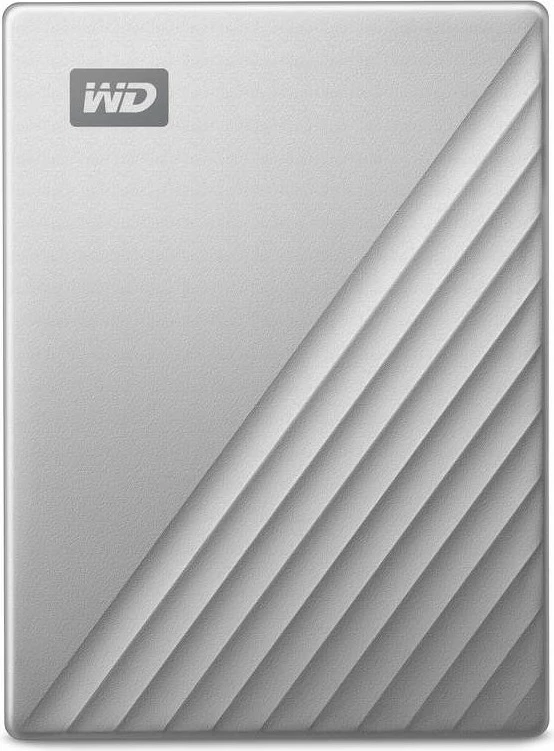 Zunanji trdi disk Western Digital My Passport Ultra, 1 TB, USB Type-C, črn, srebrn