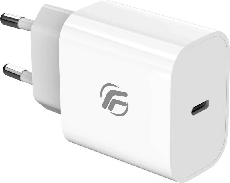 Univerzalni polnilec Fenner Tech 20W USB-C, bel