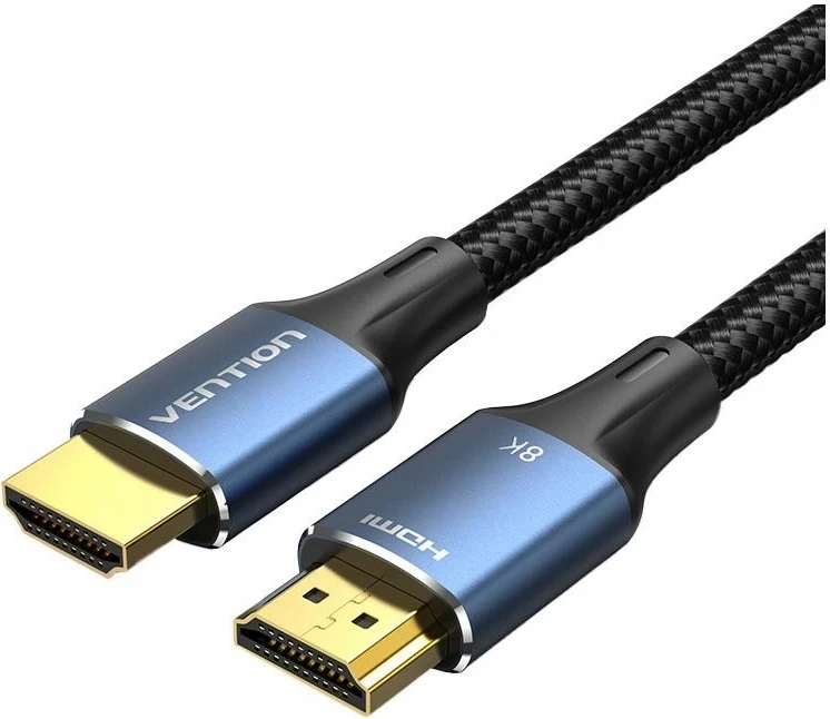 Kabel HDMI 2 m, 8K 60Hz/4K 120Hz, črno-modra — Vention