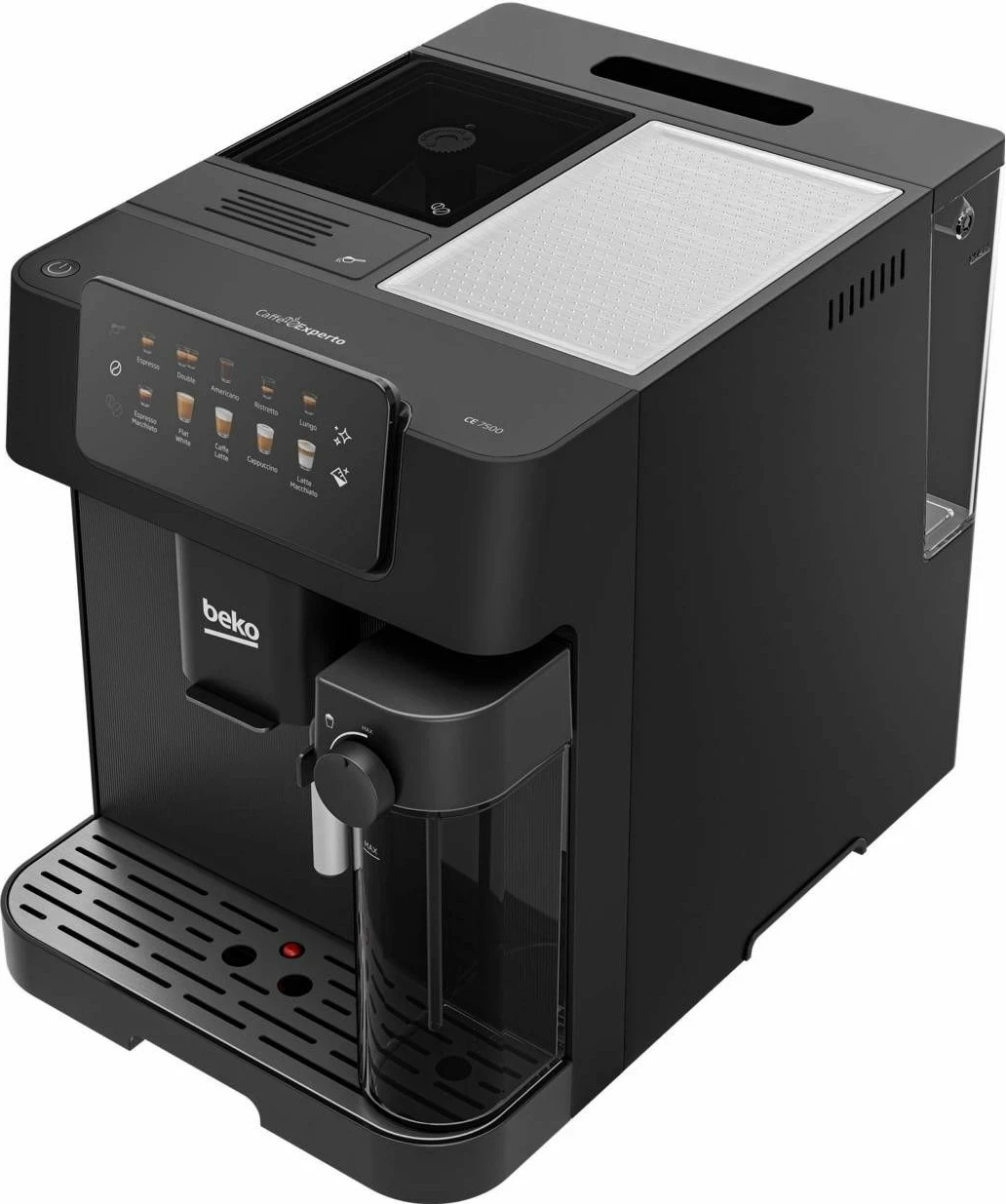 Avtomatski kavni aparat Beko CaffeExperto CEG7304B, črn