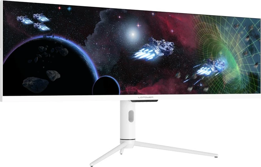 Ultraširok 43,8" Double Full HD monitor LC-Power LC-M44-DFHD-120, 120 Hz, bel