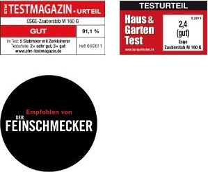 Moč in večnamenski palični mešalnik M 160 G Gourmet, ESGE, 0.6 L, 160 W, antracit/bele