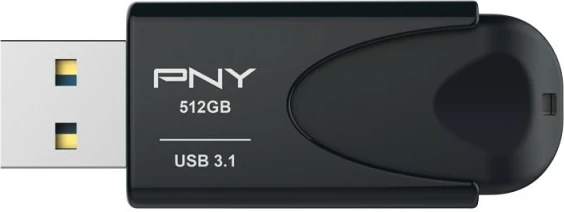 USB ključek 512 GB, USB 3.2, črn — PNY Attaché 4