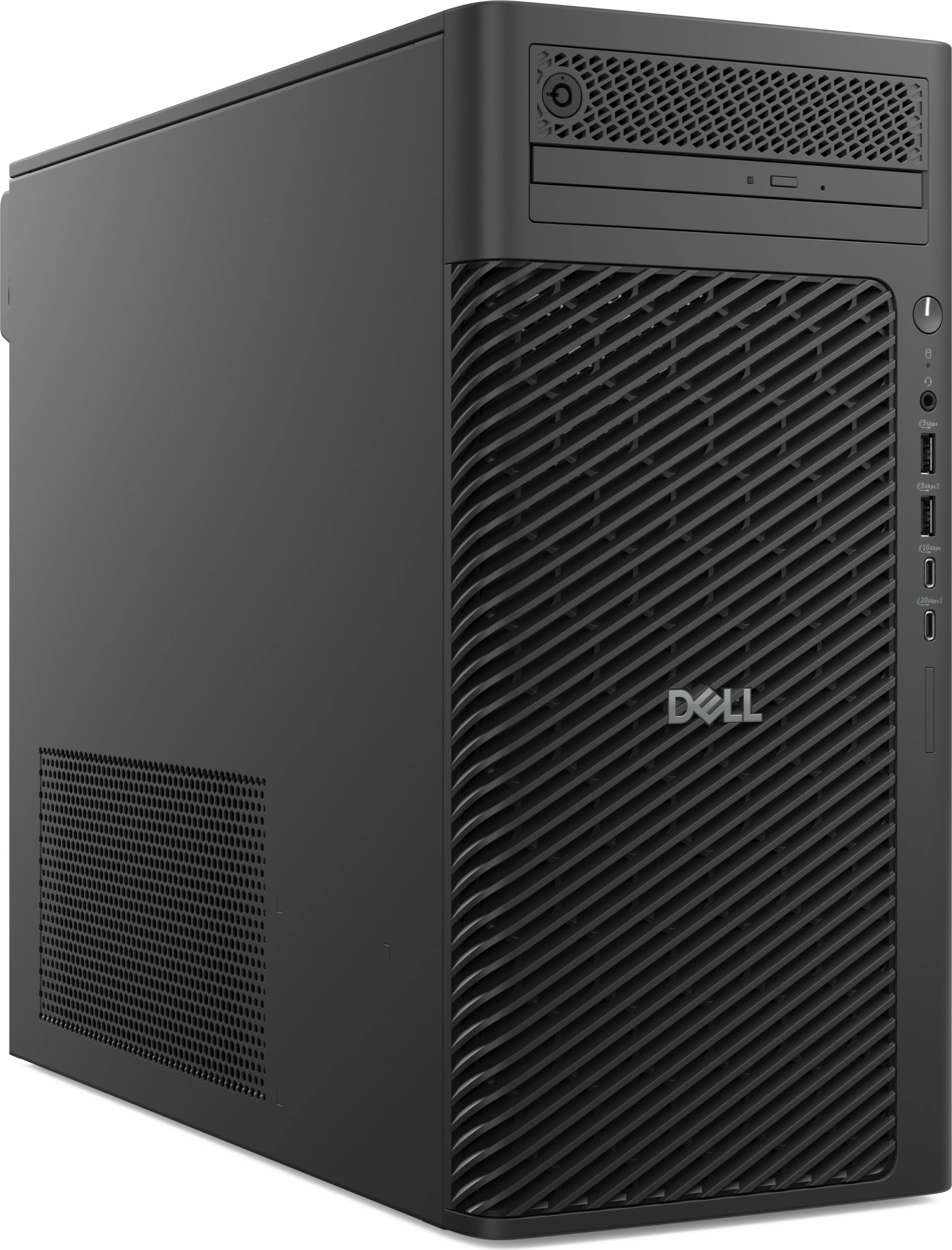 Namizni računalnik Pro Max Tower T2 FCT2250 DELL, Intel Core Ultra 7 265, 32GB, 1TB SSD, Nvidia RTX 2000 Ada vPro, črn